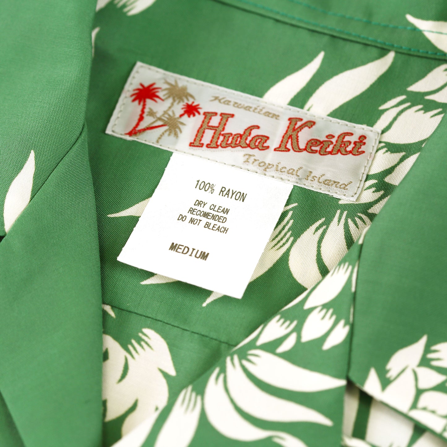 フラケイキ アロハシャツ【Pineapple パイナップル】 HK-19012 / GREEN