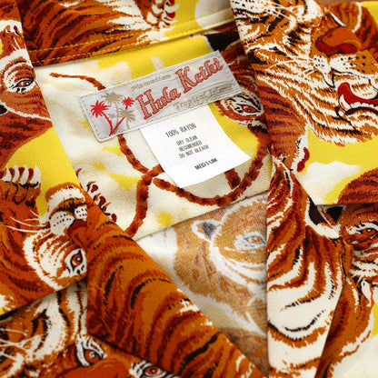 フラケイキ アロハシャツ【100虎 ３ / 100 tigers 3 】 HK-19011 /YELLOW