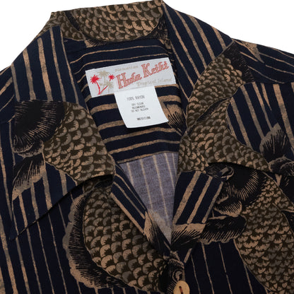 HULA KEIKI (フラケイキ) アロハシャツ【鯉 /CARP  】HK-19015 /NAVY