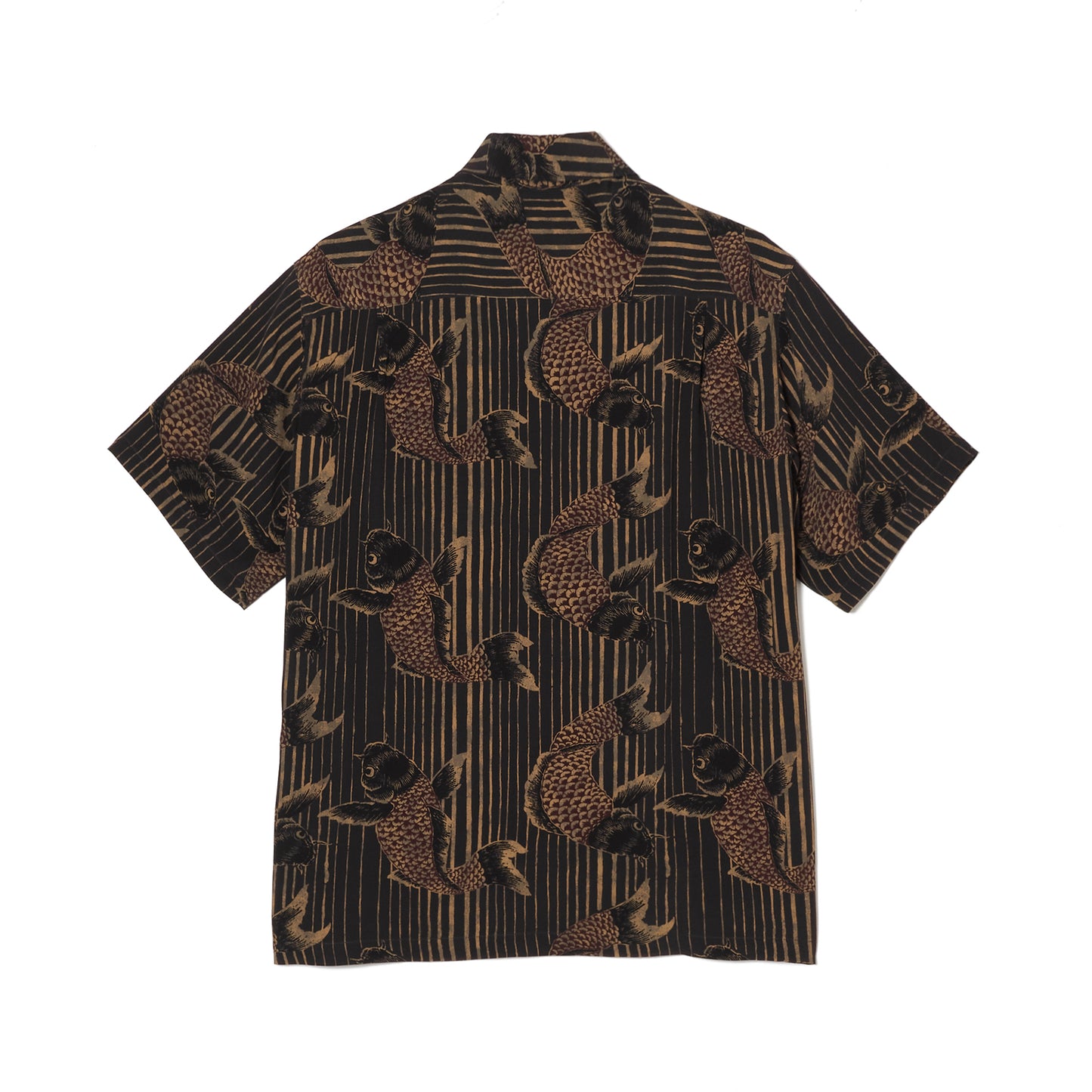HULA KEIKI (フラケイキ) アロハシャツ【鯉 /CARP  】HK-19015 /BLACK