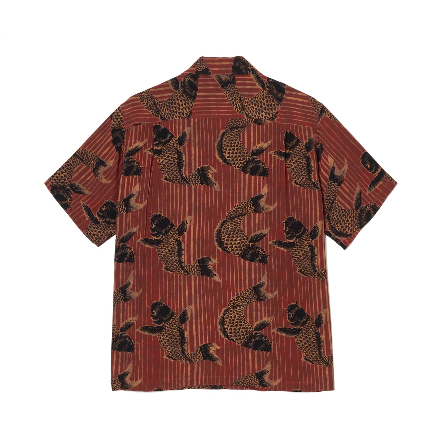 HULA KEIKI (フラケイキ) アロハシャツ【鯉 /CARP  】HK-19015 /RED