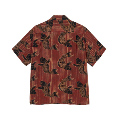 HULA KEIKI (フラケイキ) アロハシャツ【鯉 /CARP  】HK-19015 /RED