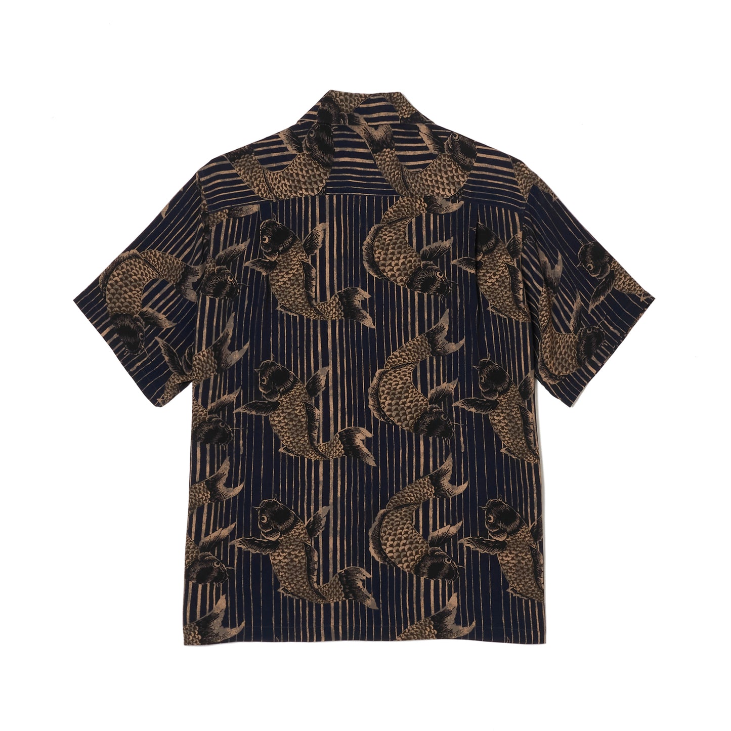 HULA KEIKI (フラケイキ) アロハシャツ【鯉 /CARP  】HK-19015 /NAVY