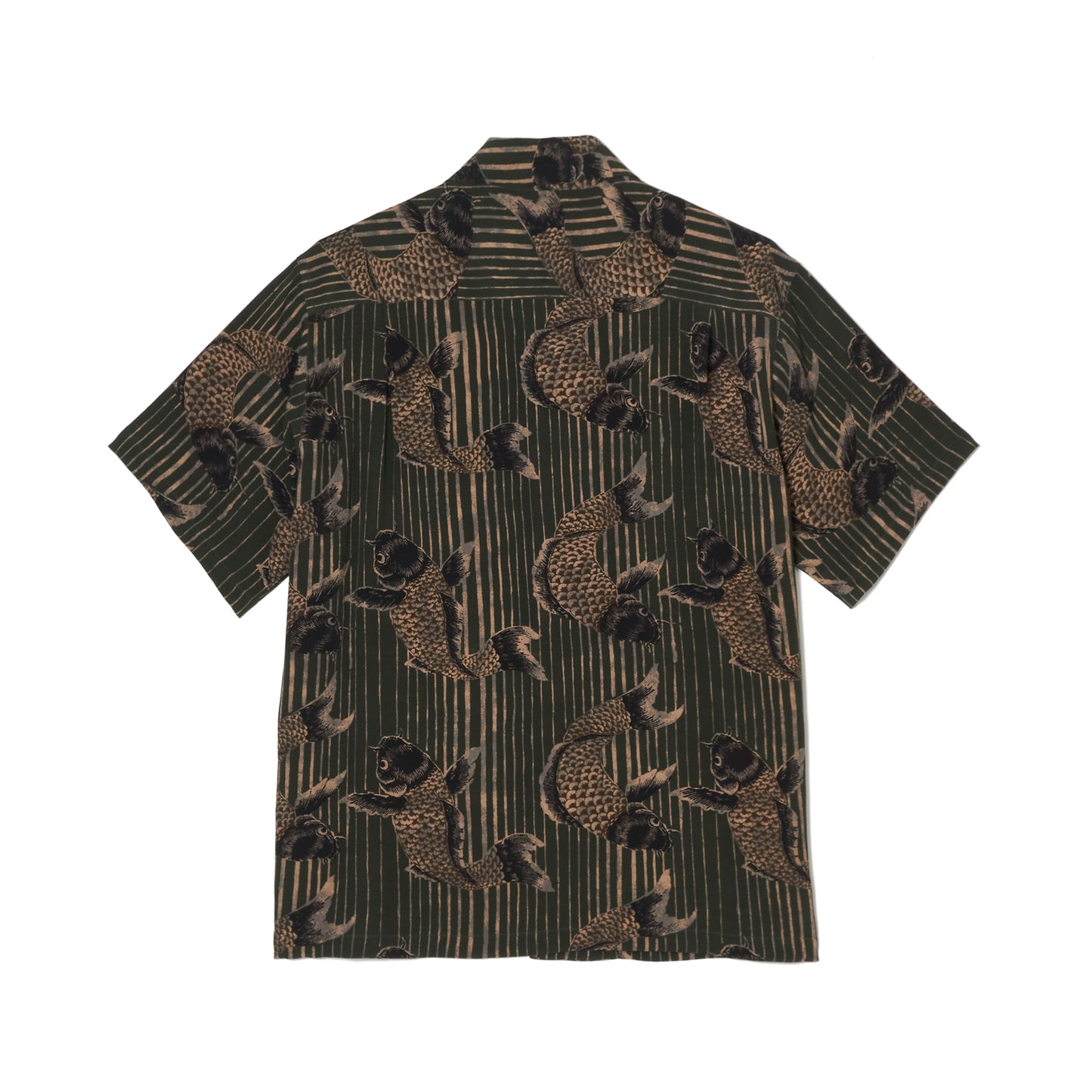 HULA KEIKI (フラケイキ) アロハシャツ【鯉 /CARP  】HK-19015 /GREEN