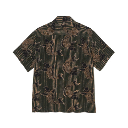 HULA KEIKI (フラケイキ) アロハシャツ【鯉 /CARP  】HK-19015 /GREEN